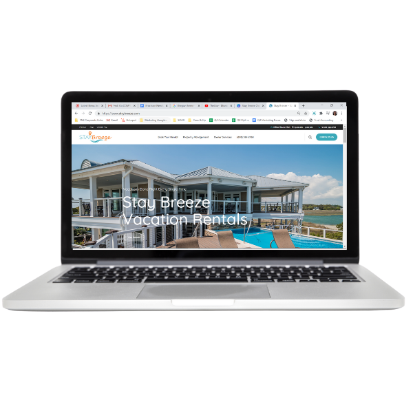 Vacation Rentals Sales Website Example