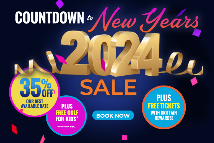 Countdown to New Year's Sale - 35% Off and Free Attraction Tickets