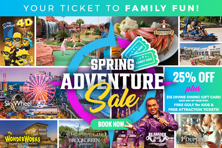 25% Off Spring Adventure Sale - Plus $15 Divine Dining Gift Card Daily